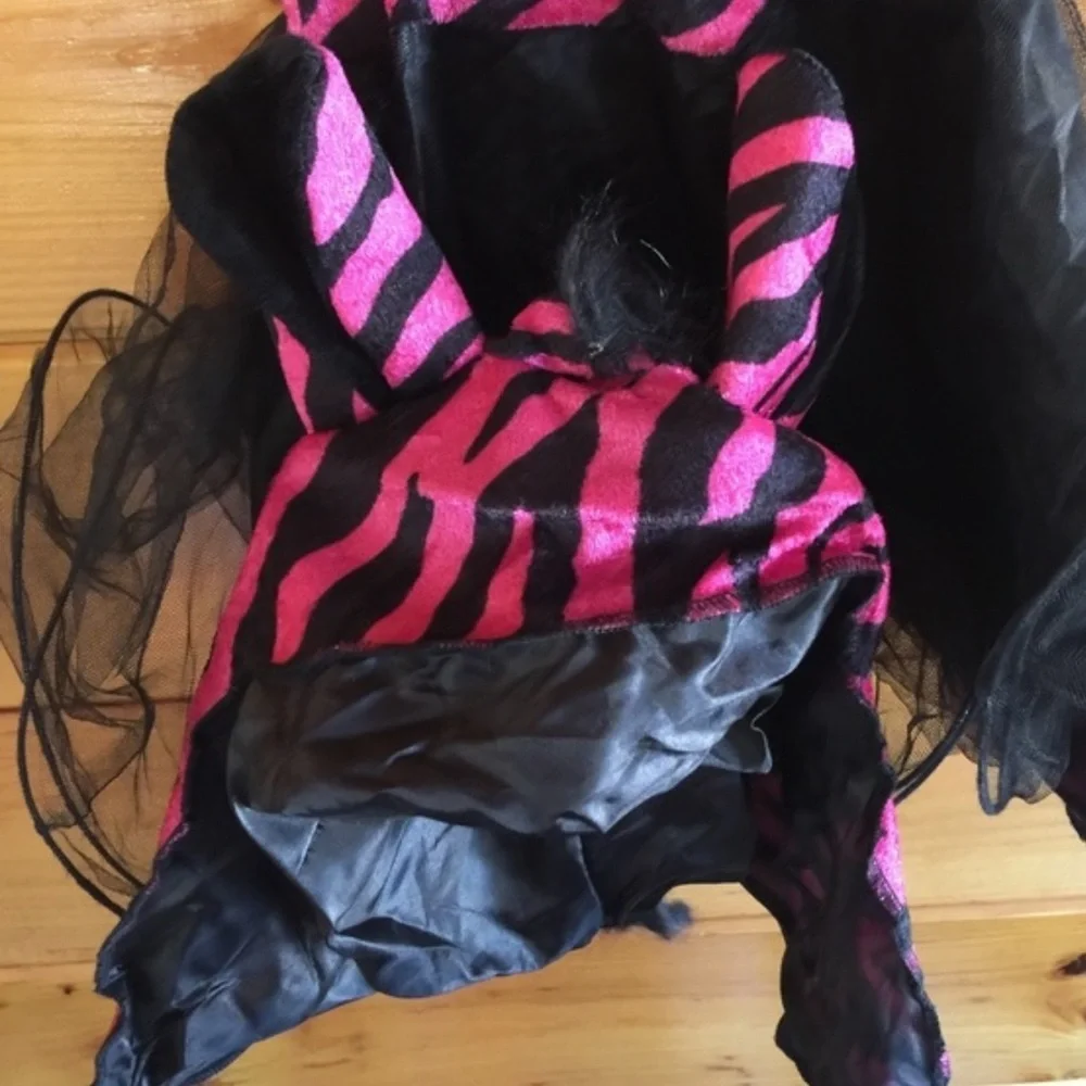 Youth Zebra Girls Youth Costume Set S